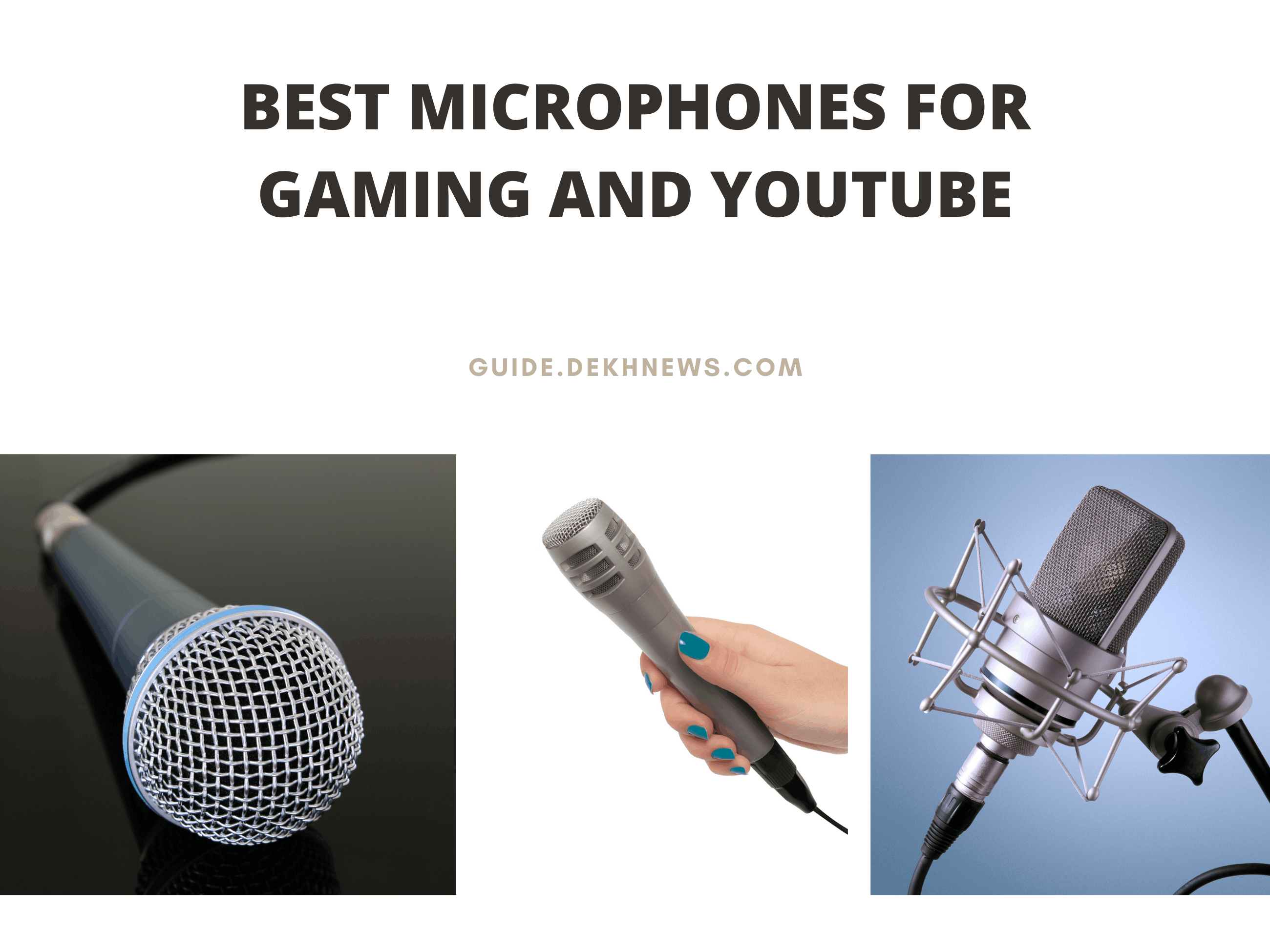Best Microphones for Gaming and YouTube