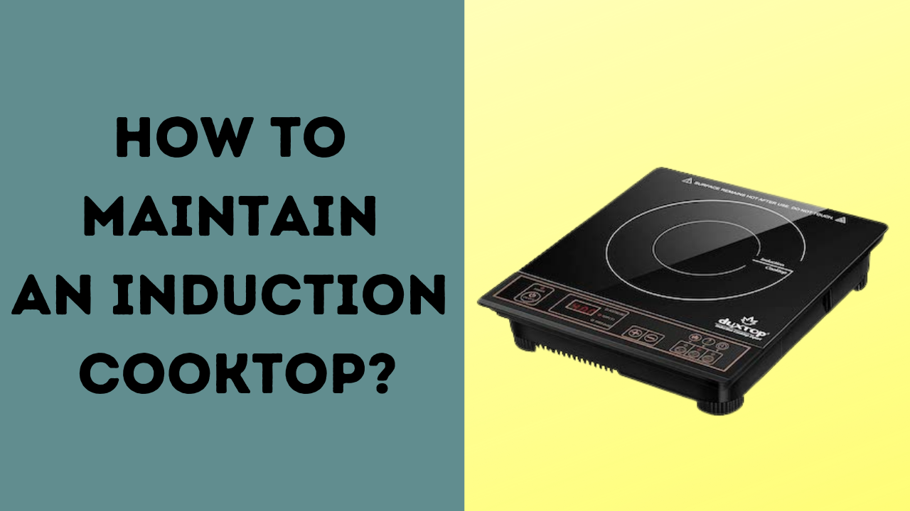 How to maintain an Induction Cooktop? Complete Guide 2022